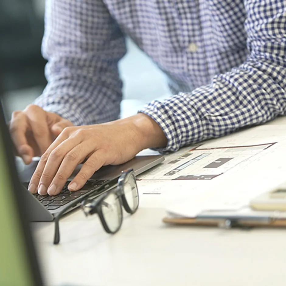 インタビューの様子