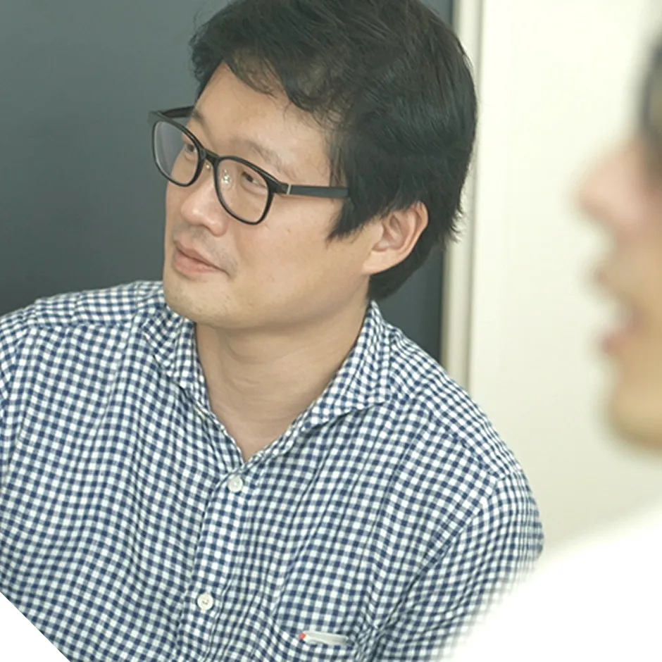 インタビューの様子