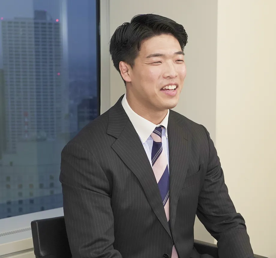 コンストラクト事業本部 営業 中村大知 